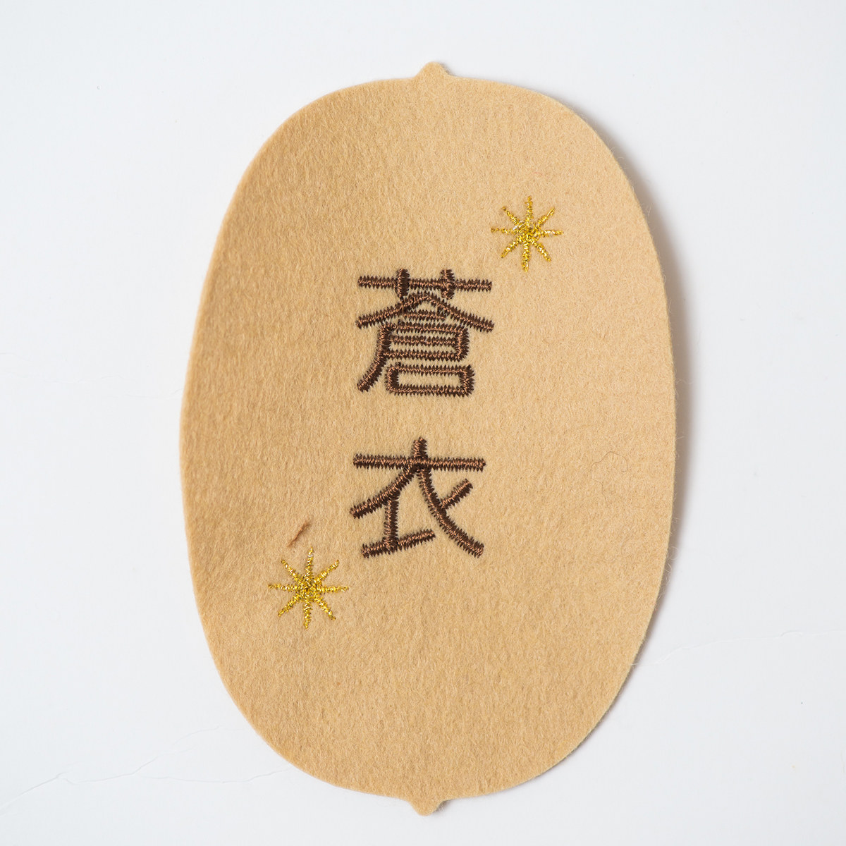 Pattern 1 右足の刺繍例
